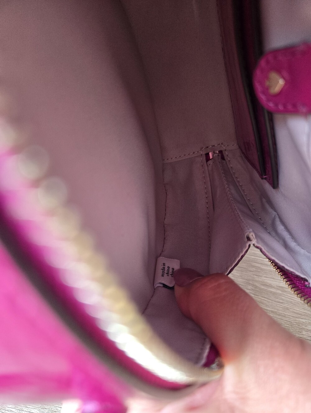 Kate Spade Andi Croc Embossed Canteen Crossbody Bag Berry Pink Magenta 💗 - Picture 13 of 16